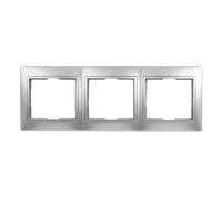 Рамка 3м Smartbuy Венера серебро арт.SBE-01s-00-FR-3