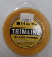 Леска дтриммера TRIMLINE 1,6mm 15m квадрат