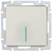 Выключатель 1кл Smartbuy Нептун с подсветкой бежевый арт.SBE-05i-10-SW1-1