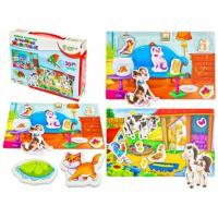 Веселые магнитики Домашние животные арт.ИН-7612