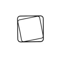 Люстра светодиодная iSvet 90W квадрат черный арт.ACL-106-1-4