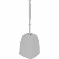 Ерш+подставка пластик Melange серый РТ408511025 351892