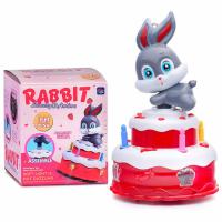 Игрушка интерактивная Заяц на торте арт.2202F