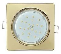 Св-к Ecola GX53 H4 106-41 FG53N4ECB Золото квадратный
