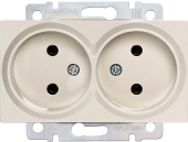 Розетка 2м Smartbuy Нептун б.з бежевая арт.SBE-05i-10-S2-N