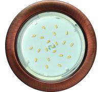 Светильник точечный Ecola GX 53 черная медь FP53H4ECB