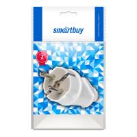 Вилка прямая с-з белая Smartbuy арт.SBE-16-P01-w