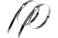 Кабельная стяжка 4,6х200 стальная Rexant арт. 07-0208 (уп 50шт)