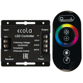 Контроллер Ecola 12V 288W 24A RGB арт.RFC24BESB черн.