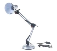 Лампа настольная 40W E27 465 Юниор серебро Lucia