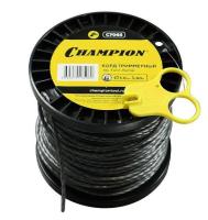 Леска д триммера CHAMPION 3мм 60м витой квадрат арт.С7065