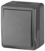 Переключатель 1кл серый IP54 Эксперт Эра арт. 11-1403-03