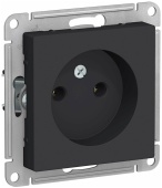 Розетка 1м бз карбон ATLASDESIGN Schneider арт. ATN001041