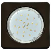 Св-к Ecola GX53 H4 106-41 FB53N4ECB Черный хром квадратный