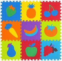 Коврик-пазлы мягк. Юнландия Фрукты-овощи 9дет. арт.664665