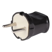 Вилка прямая Smartbuy черная арт.SBE-10-Р04-b