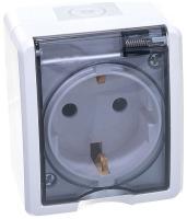 Розетка 1м с.з белая IP54 Эксперт Эра арт. 11-2401-01