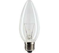 Лампа PHILIPS 40W Е27 В35 CL свеча прозрачная
