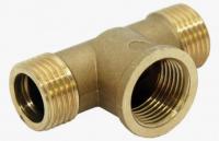 Тройник 20 НВН никельлатунь