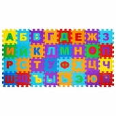 Коврик-пазлы мягк. Юнландия Алфавит 32дет. арт.664656
