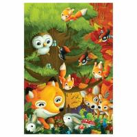 Пазлы 24шт Три Совы Лесная компания арт.ПК24М_54529
