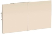 Розетка 2м с З.К кремовая ATLASDESIGN Schneider арт. ATN000228