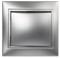 Выключатель 1кл Smartbuy Венера серебро арт.SBE-01s-10-SW1-0-c