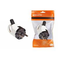 Вилка угловая с ушком с-з белая TDM арт. SQ1806-0005