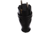 Вилка прямая каучуковая черная Smartbuy арт. SBE-16-P07-R