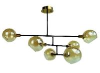 Св-к SBC-063-6-bg золото мат. черный 6 рож.