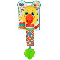 Погремушка-пищалка Уточка арт.UM-YT-22