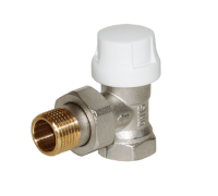 Кран Pradex драдиаторов 12 угловой (к.60407)