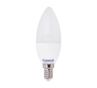 Лампа светодиодн. General 8W E14 6500K свеча к.638400