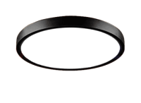 Св-к светодиодный 24W черный iSvet арт. PNT-101-2-5