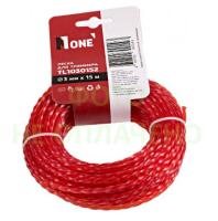 Леска д триммера Number One 3.0мм 15м витая арт.TL1030152