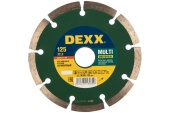 Диск отрезн. алмазный DEXX сегмент 125-7-22,2мм арт.36701-125_z01