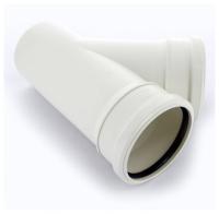 Тройник переходник ф110110 (45) белый Синикон 49505