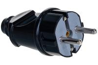 Вилка прямая с-з черная Universal арт. А1010