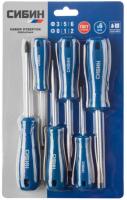 Набор отверток Сибин 6пр. арт.25086