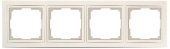Рамка 4м Smartbuy Нептун бежевая арт.SBE-06i-Plastic-FR-4