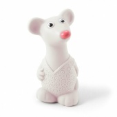 Игрушка дкупания Мышонок белый арт.С-1533