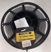 Леска д триммера TRIMLINE 3,0mm 120m Звезда Duoline