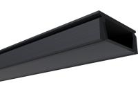 Профиль встраиваемый П-образный Apeyron 2м черный арт. 08-01-Ч