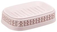 Мыльница пластиковая Ротанг Вязание чайная роза М2238 300615