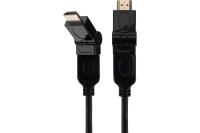 Шнур HDMI-HDMI Rexant Gold 2м 17-6204-3 угловой