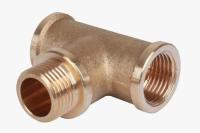 Тройник 15 ВНВ никельлатунь