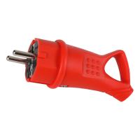 Вилка каучуковая красная Smartbuy угловая арт.SBE-16-P08-Rr