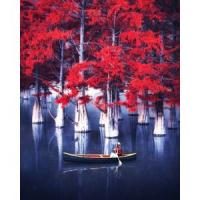 Пазлы дерев. Collection Fauna Озеро с Кипарисовыми деревьями 110шт арт.MPZCF2-M