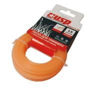 Леска д триммера USPEX  3мм 15м квадрат с нейлон.сердеч 78165