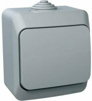 Выключатель 1кл серый Этюд Schneider арт.BA10-041С